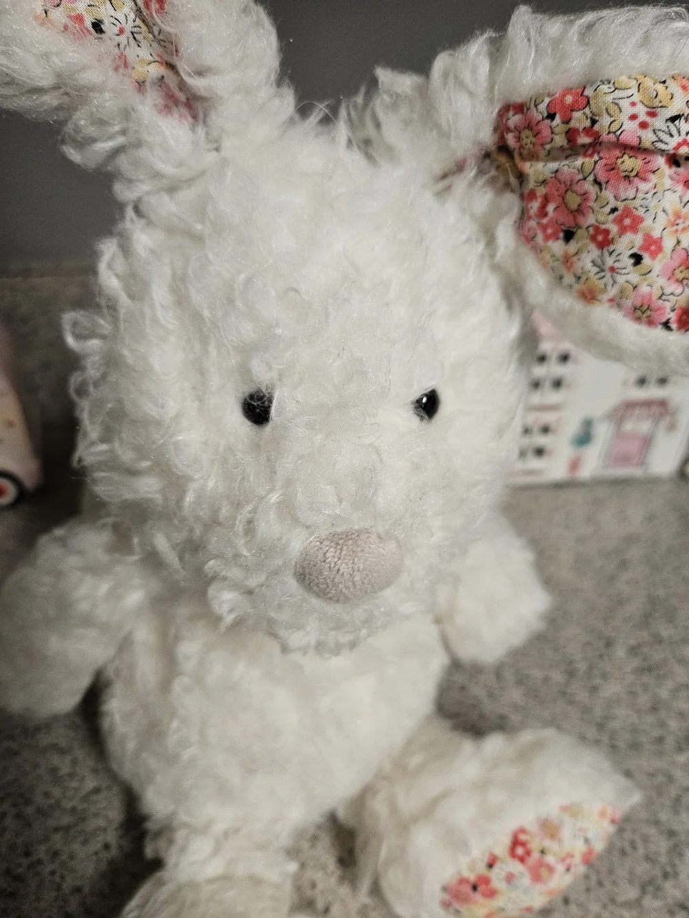 Jellycat Ditsy Floral Bashful Bunny Blossom Angora Fuzzy Retired Rabbit (Rare)